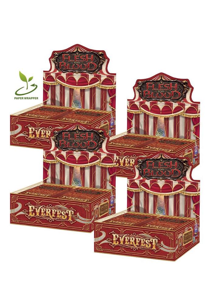 fibre boost cold pressed protein bar box of 12 reviews Flesh and Blood TCG: Everfest Booster Box Case [1st Edition] [4 each] –  GuuBuu Hobby