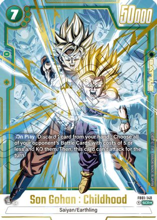 Son Gohan : Childhood - FB01-140 (Alternate Art) (FB01-140) - Awakened Pulse Holofoil
