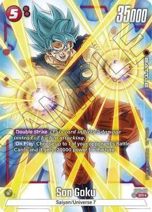 Son Goku - FS01-08 (Bonus Pack Alternate Art) (FS01-08) - Starter Deck 1 Son Goku Holofoil