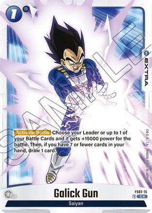 Galick Gun (Bonus Pack Alternate Art) (FS02-15) - Starter Deck 2 Vegeta Holofoil
