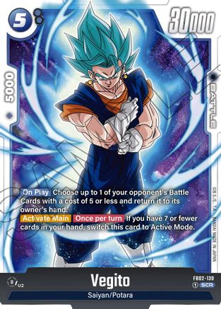 Vegito - FB02-139 (FB02-139) - Blazing Aura Holofoil
