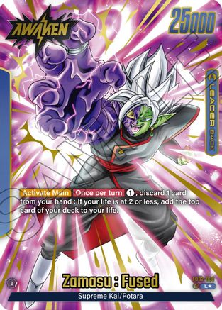 Zamasu : Fused - FB02-036 (Alternate Art) (FB02-036) - Blazing Aura Holofoil