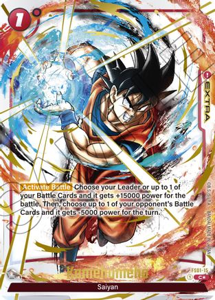 Kamehameha (Alternate Art) (FS01-15) - Starter Deck 1 Son Goku Alternate Art Reprints Holofoil