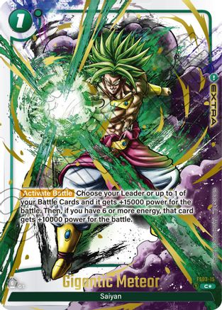 Gigantic Meteor (Alternate Art) (FS03-15) - Starter Deck 3 Broly Alternate Art Reprints Holofoil