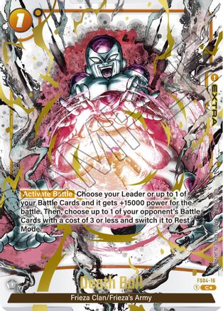 Death Ball (Alternate Art) (FS04-16) - Starter Deck 4 Frieza Alternate Art Reprints Holofoil