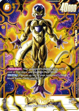 Golden Frieza (Alternate Art) (FB02-140) - Blazing Aura Holofoil