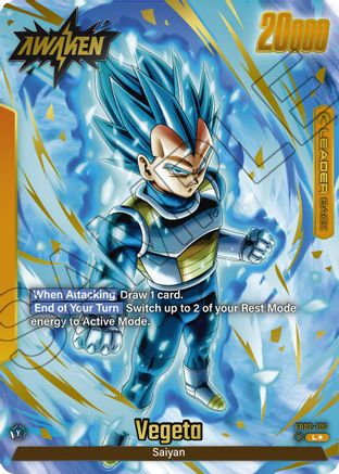 Vegeta - FB02-105 (Alternate Art) (FB02-105) - Blazing Aura Holofoil