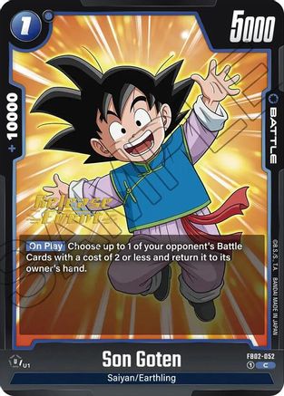 Son Goten - FB02-052 (FB02-052) - Blazing Aura Release Event Cards