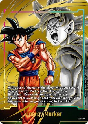 Energy Marker (E02-01) (Gold) (E02-01) - Fusion World Energy Markers Holofoil