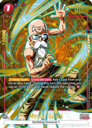 Master Roshi - FB01-005 (Championship Pack 01) (Gold) (FB01-005) - Tournament and Championship Promos Holofoil