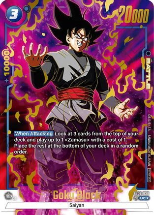 Goku Black - FB02-039 (Championship Pack 01) (Gold) (FB02-039) - Tournament and Championship Promos Holofoil