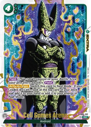 Cell Games Arena - FB02-102 (Championship Pack 02) (Gold) (FB02-102) - Tournament and Championship Promos Holofoil