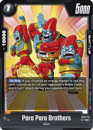 Para Para Brothers (FB03-123) - Raging Roar Release Event Cards