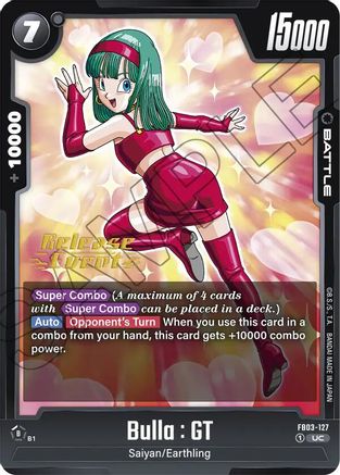 Bulla : GT (FB03-127) - Raging Roar Release Event Cards