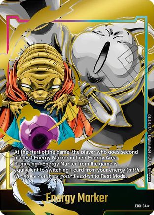 Energy Marker (E03-04) (Gold) (E03-04) - Fusion World Energy Markers Holofoil