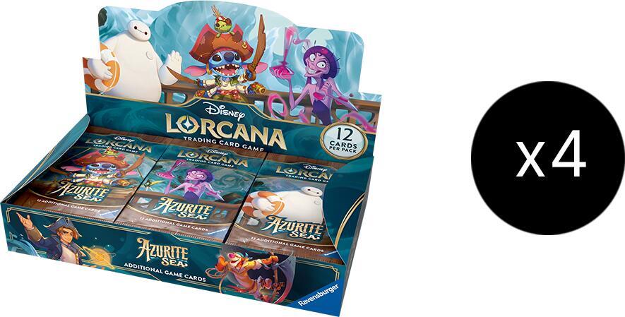 lorcana set booster box Disney Lorcana: Azurite Sea Booster Box Case – GuuBuu Hobby