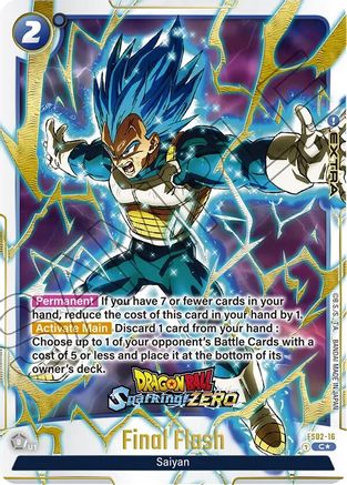 Final Flash (Dragon Ball Sparking! ZERO) (FS02-16) - Fusion World Promotion Cards and Packs Holofoil