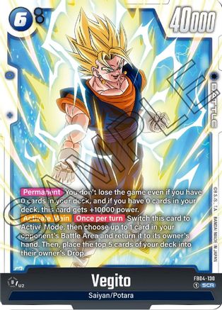 Vegito - FB04-130 (FB04-130) - Ultra Limit Holofoil