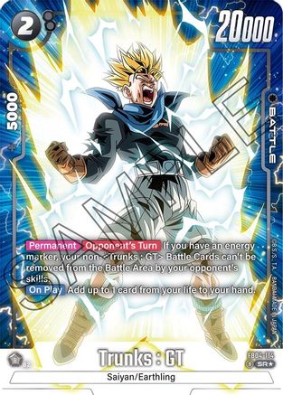 Trunks : GT- FB04-114 (Alternate Art) (FB04-114) - Ultra Limit Holofoil