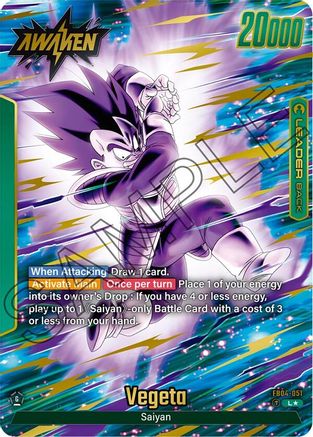 Vegeta - FB04-051 (Alternate Art) (FB04-051) - Ultra Limit Holofoil
