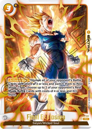 Final Explosion (Alternate Art) (FB03-102) - Raging Roar Alternate Art Reprints Holofoil