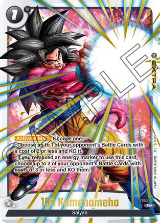 10x Kamehameha (Alternate Art) (FB03-137) - Raging Roar Alternate Art Reprints Holofoil