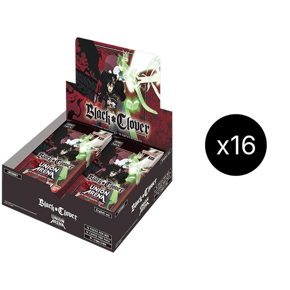 Union Arena UE08BT Black Clover - Booster Box Case