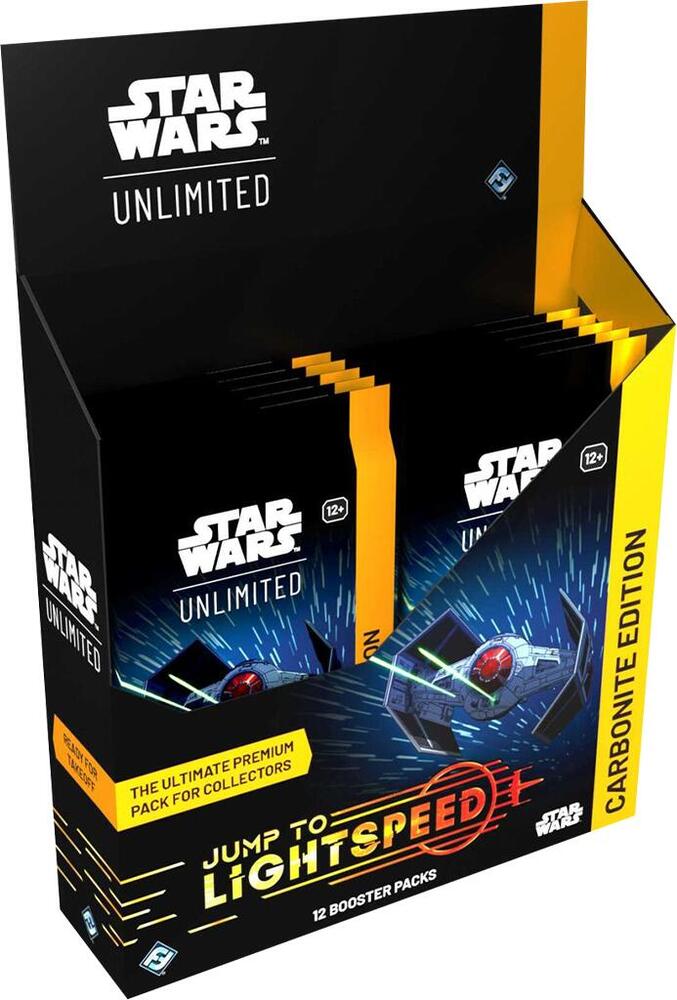 Star Wars: Unlimited Jump to Lightspeed Carbonite Edition Booster Display