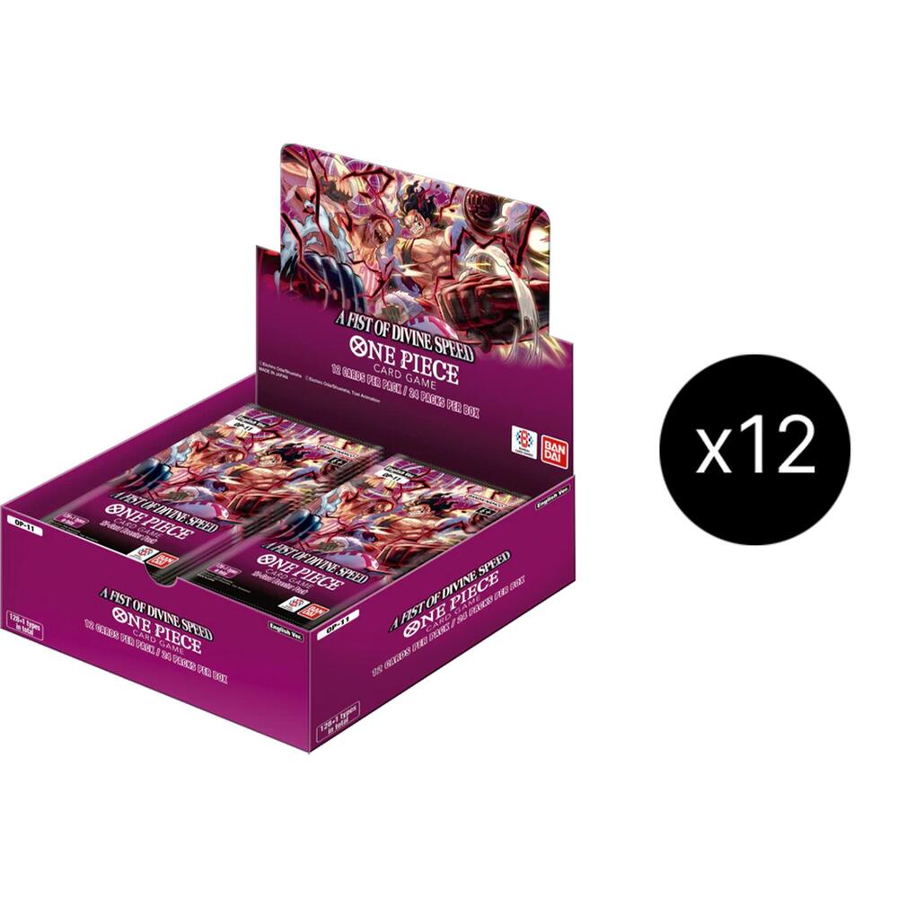 One Piece TCG: A Fist of Divine Speed Booster Box Case