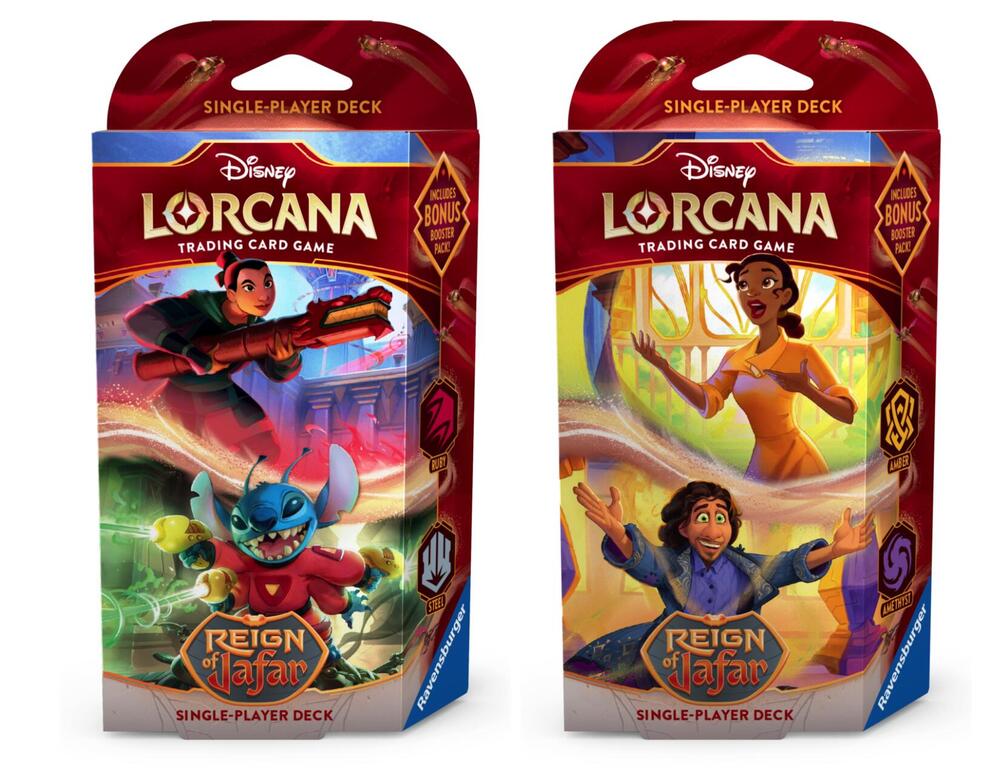 lorcana starter decks buy Amazon.com: Ravensburger Disney Lorcana TCG: The First Chapter - Ruby &  Emerald Single-Player Starter Deck | Engaging Gameplay | Over 200 Original  Disney Artworks