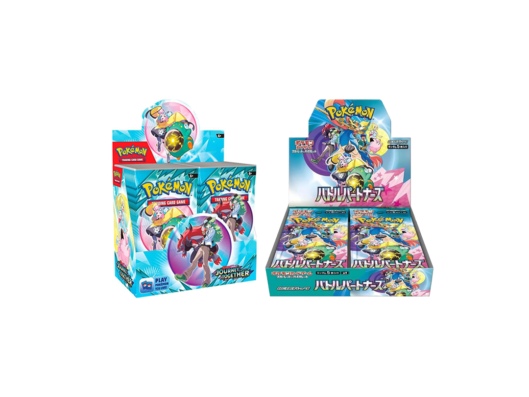 Pokemon Cards SV9: Journey Together Enhanced Booster Box & Battle Partner booster box