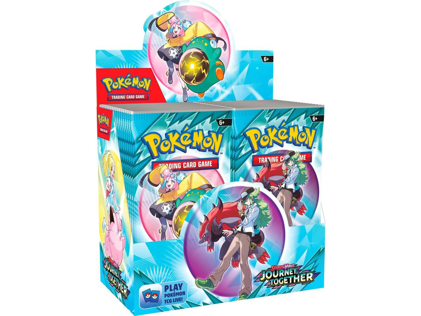 pokemon trading card game journey together TCG (SV09) Booster Box Hops Zacian ex Pokemon Trading Card Game Journey