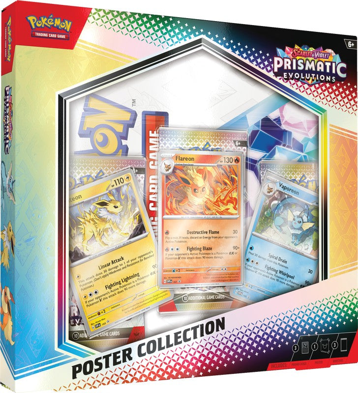Pokemon Scarlet and Violet 8.5 Prismatic Evolutions Poster Collection – GuuBuu Hobby