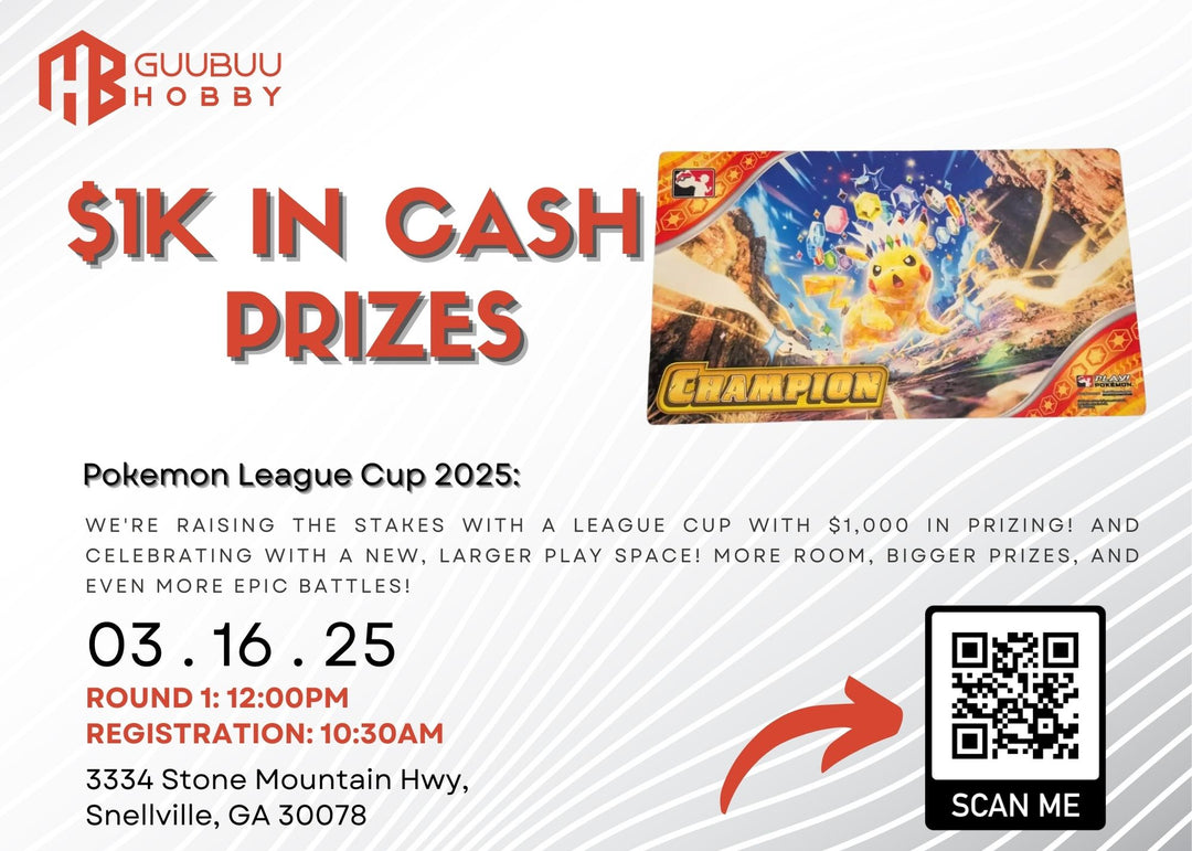 POKÉMON LEAGUE CUP 2025: $1K CASH PRIZES FOR MASTERS