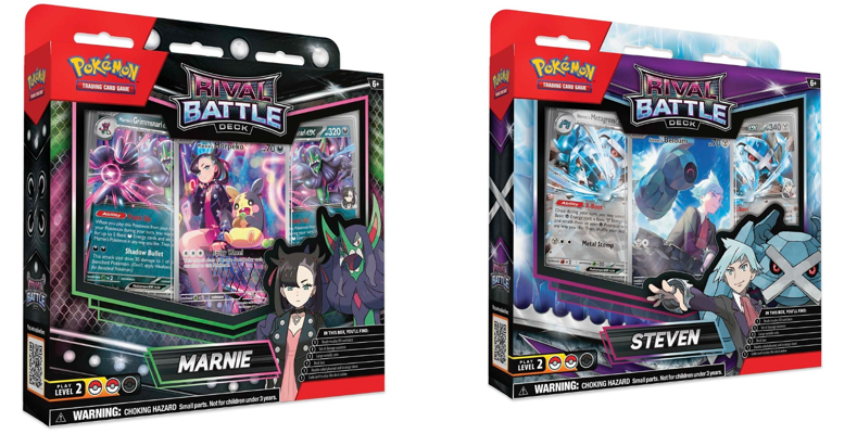 Pokemon TCG: Rival Battle Deck Bundle (Steven/Marnie)