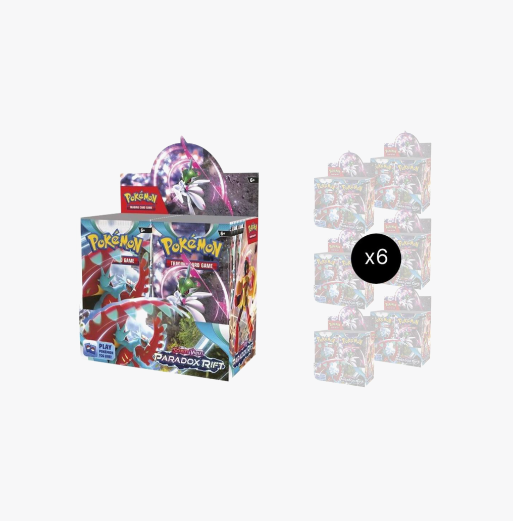 Pokemon TCG SV04: Paradox Rift Booster Box Case GuuBuu Hobby Pokemon TCG SV04: Paradox Rift Booster Box Case GuuBuu Hobby