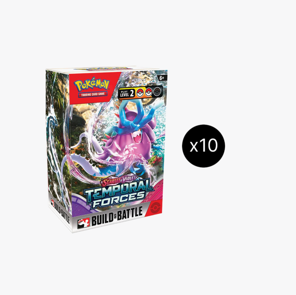 Pokemon Scarlet and Violet 5 (SV05) Temporal Forces Build & Battle Box Display