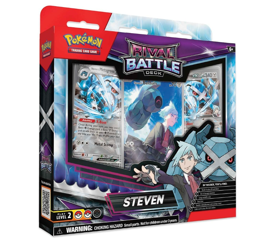 Pokemon TCG: Rival Battle Deck (Steven) GuuBuu Hobby Pokemon TCG: Rival Battle Deck (Steven) GuuBuu Hobby