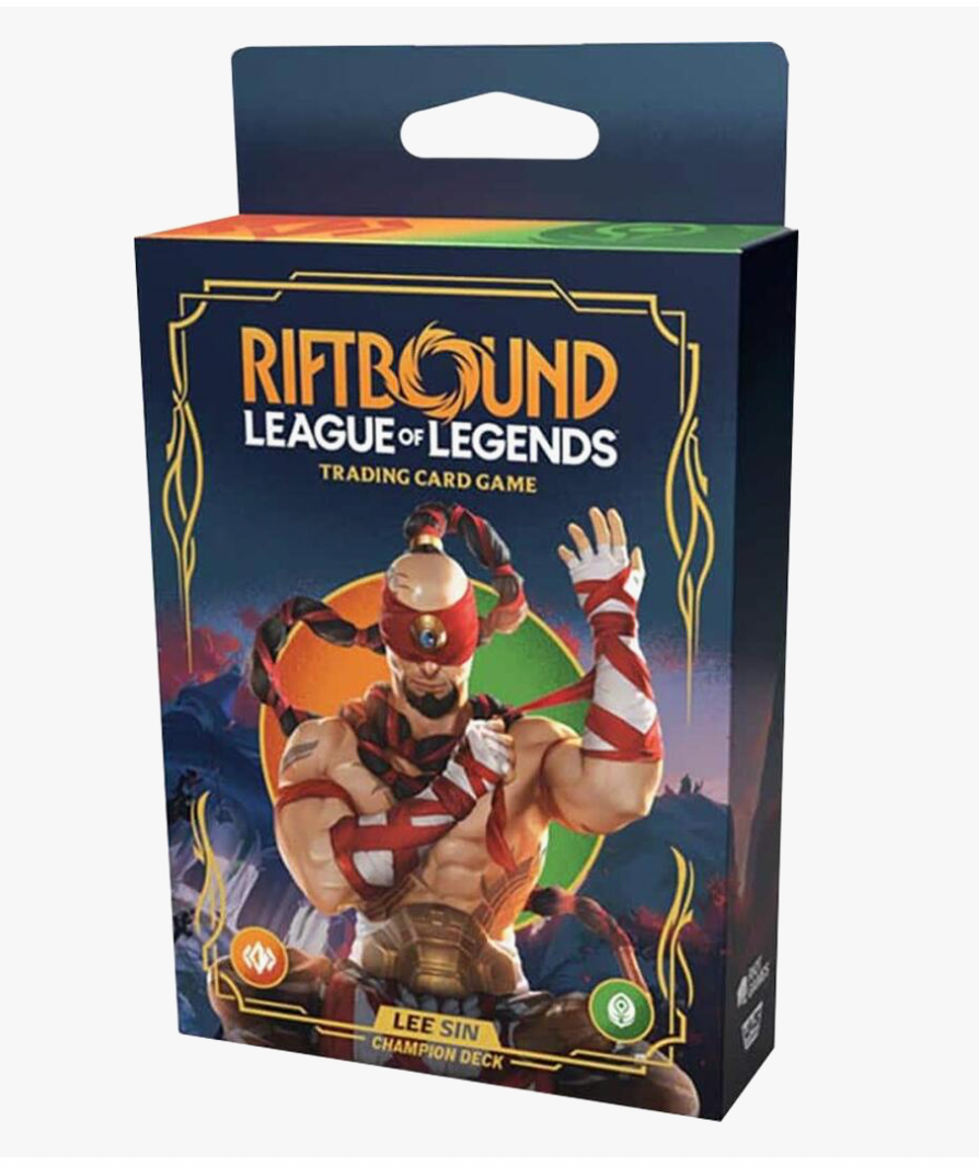 RiftBound Trading Card Game: League of Legends Origins- Champion Deck (Lee Sin)