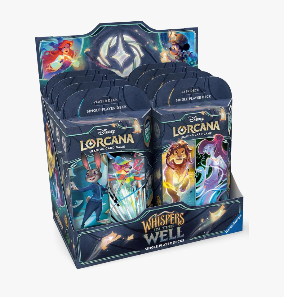 Disney Lorcana: [DL-10] Whispers in the Well Starter Deck Display