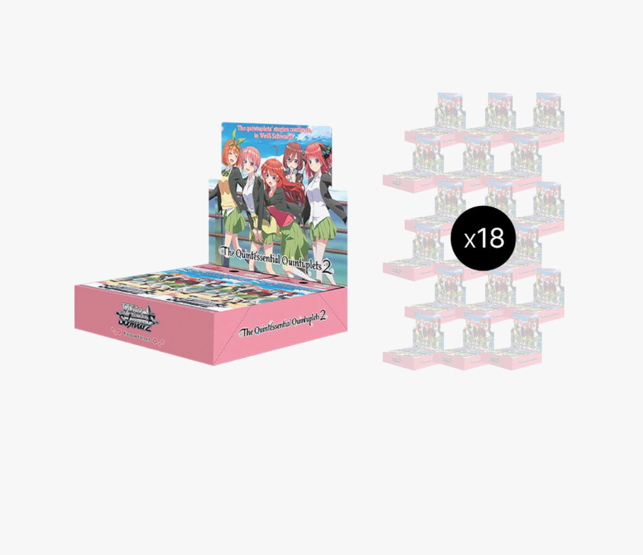Weiss Schwarz! The Quintessential Quintuplets 2 Booster Box Case [18 e GuuBuu Hobby Weiss Schwarz! The Quintessential Quintuplets 2 Booster Box Case [18 e GuuBuu Hobby