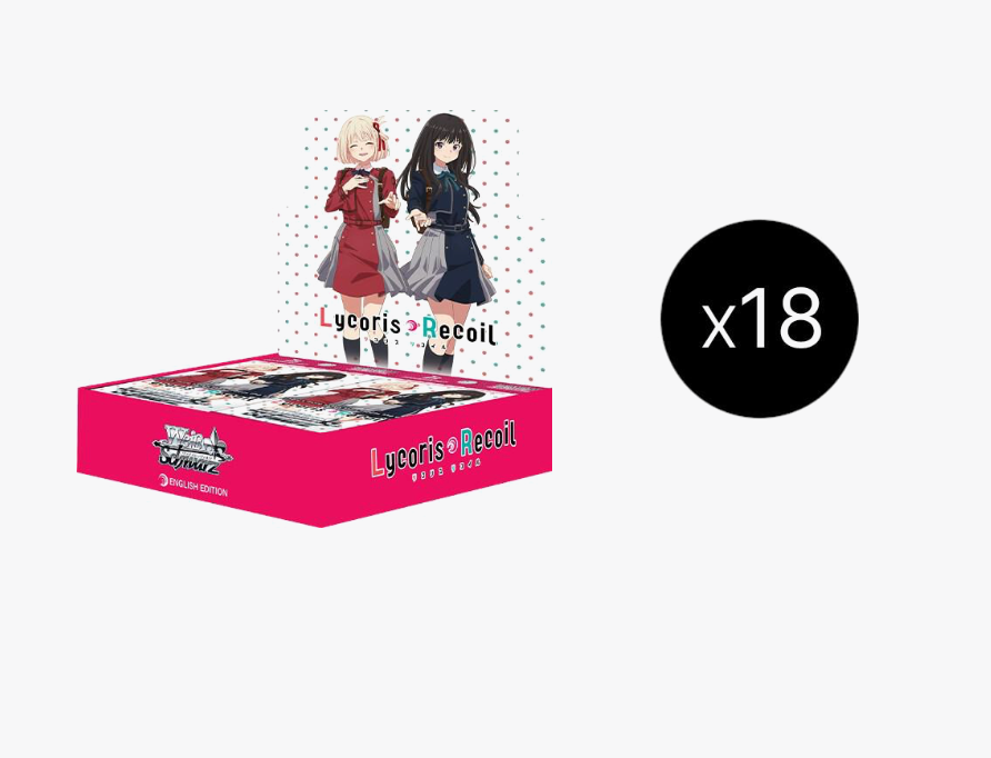 Weiss Schwarz! Lycoris Recoil Booster Box Case [18 each]