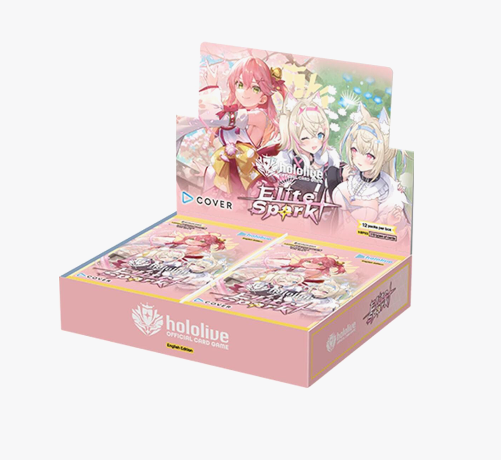 Hololive TCG: [HBP03E] Elite Spark Booster Box – GuuBuu Hobby