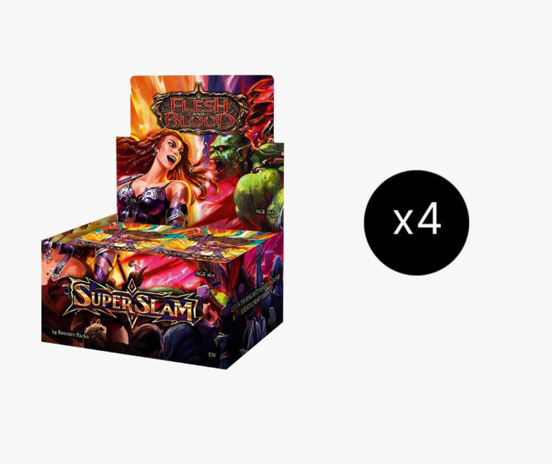 flesh and blood super slam booster box Flesh and Blood TCG: Super Slam Booster Box Case [4 each]