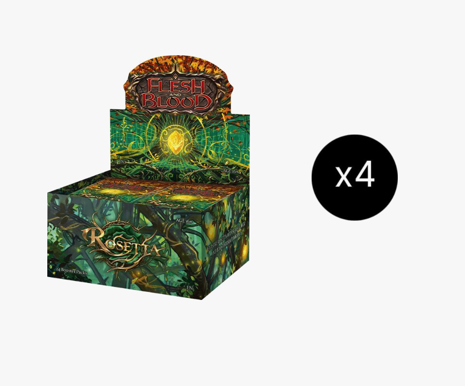 flesh and blood booster box Flesh and Blood TCG: Rosetta Booster Box Case [4 each]