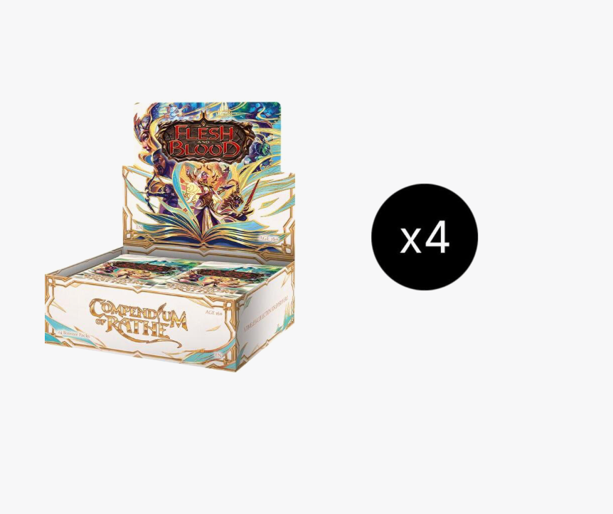 Flesh and Blood TCG: Compendium of Rathe Booster Box Case [4 each