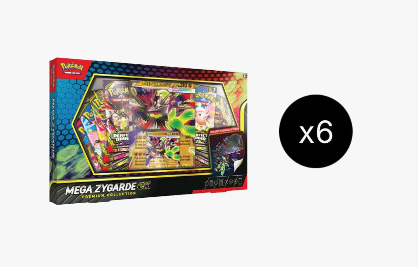 Pokemon Mega Zygarde EX Premium Collection 6 Box Case Pokemon Mega Zygarde EX Premium Collection 6 Box Case