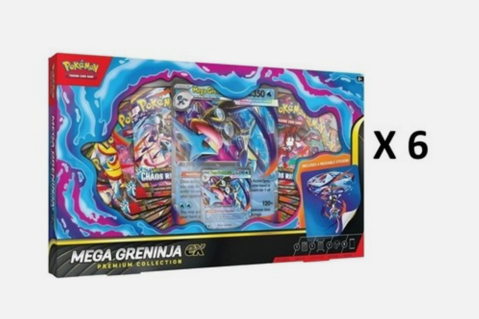 GABU 7セット Pokemon TCG: Mega Greninja ex Premium Collection Case – GuuBuu Hobby