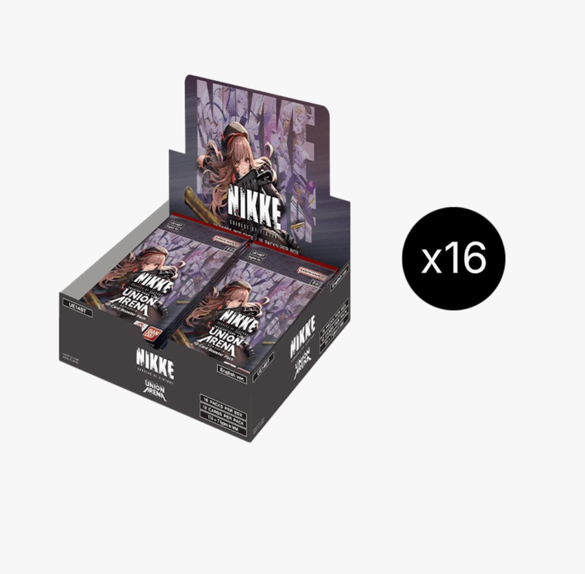 Union Arena: Goddess of Victory- Nikke Booster Box Case (16 Boxes) Union Arena: Goddess of Victory- Nikke Booster Box Case (16 Boxes)