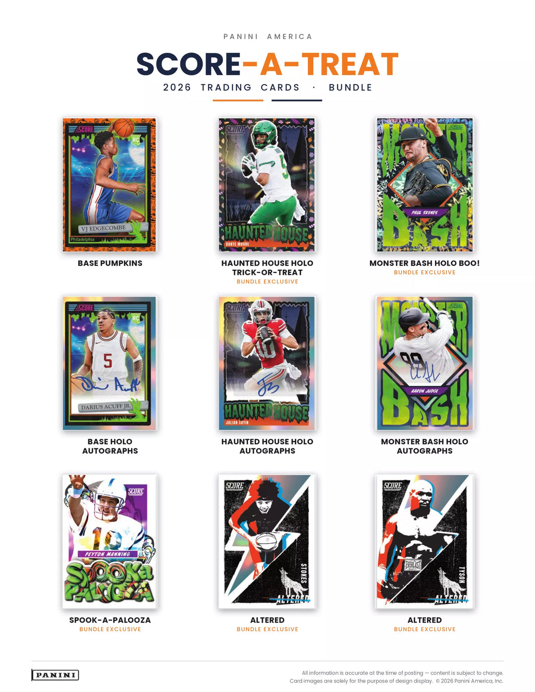 2026 Panini Score-A-Treat Bundle